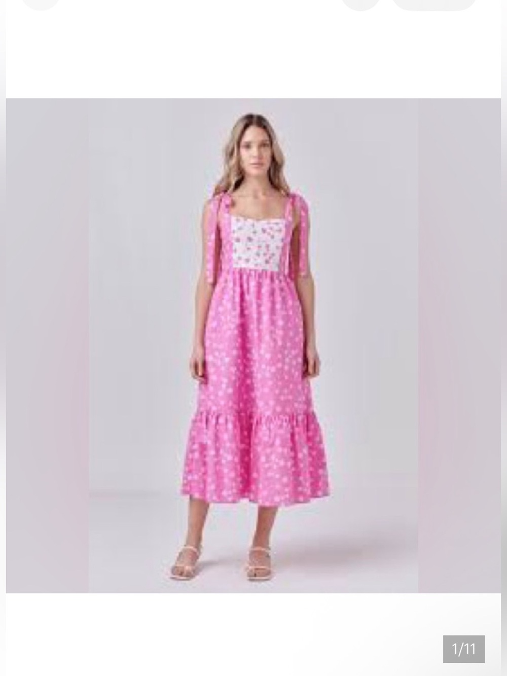 Perfectly Sweet Summer Midi Dress by English Factory